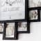 Black  "Lifetime Memories" Picture Frame Wall Collage Clock